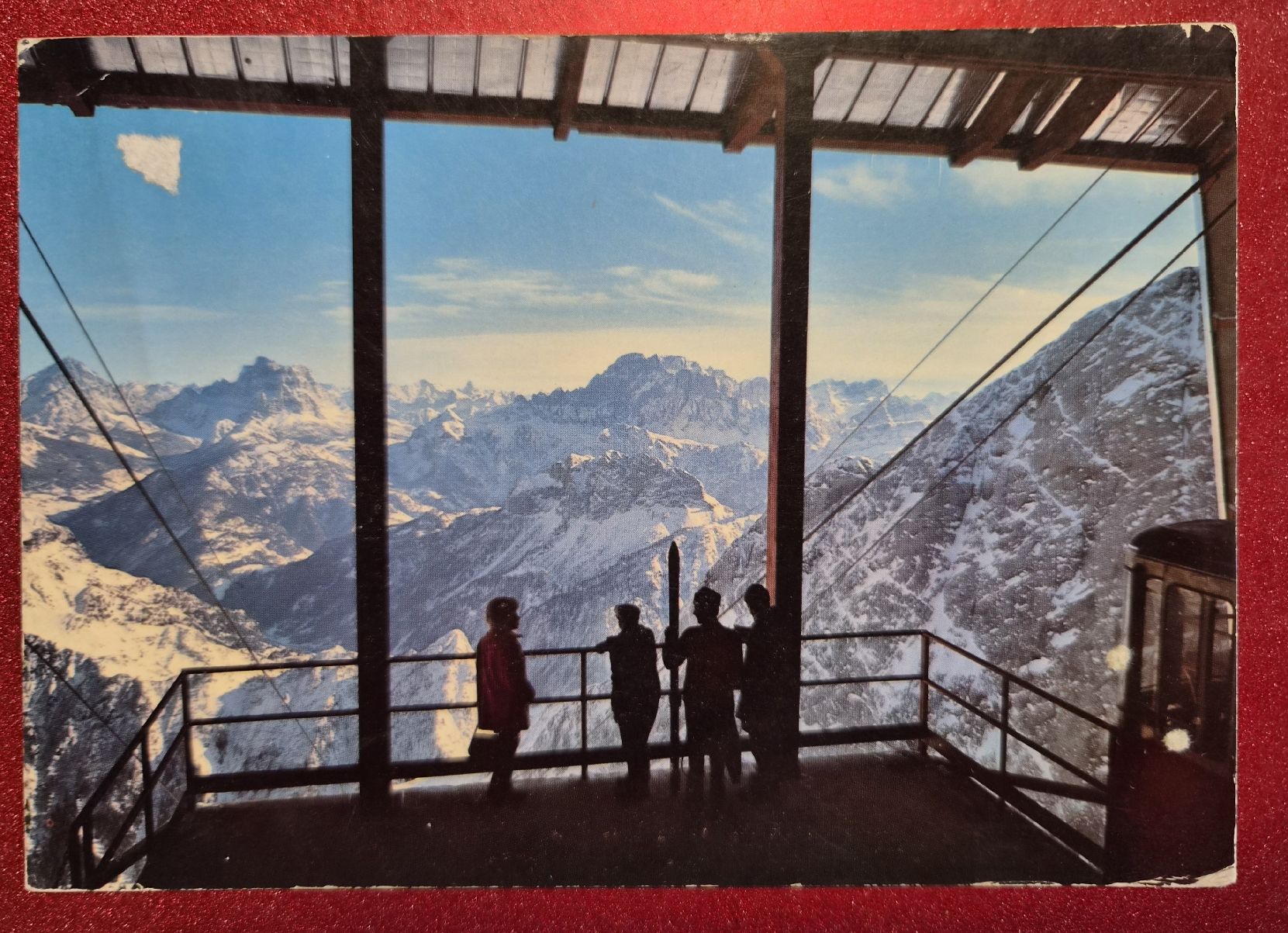 Ansichtskarten: Dolomiten Marmolada-Seilbahn 2950m 1970 – Gebraucht aus Melchnau von Arthurius