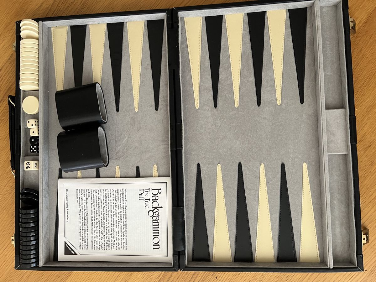 Spiele: Backgammon im Koffer – Neu (gemäss Beschreibung) aus Schönenberg ZH von 24Yvi