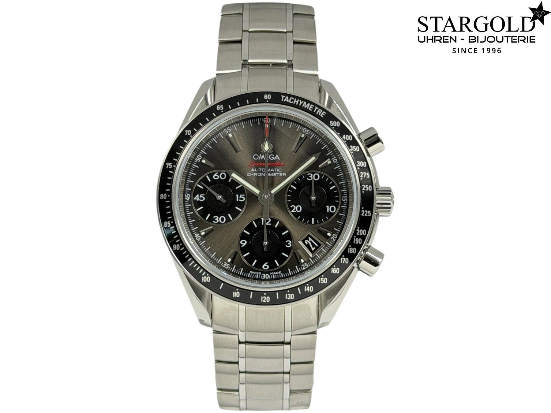 Omega Orologi: Omega Speedmaster Date - 323.30.40.40.06.001 – Usato da Zürich venduto da Stargold-Uhren