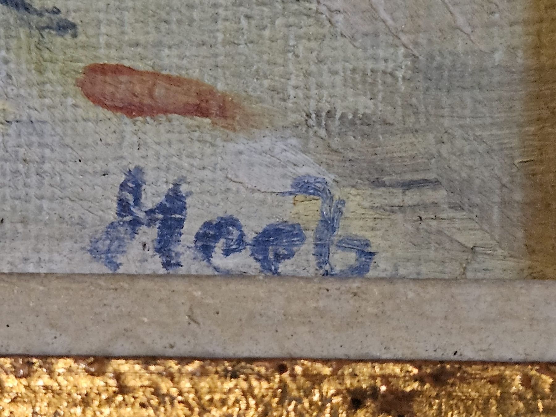 Gemälde: Gemälde / Dorfleben, signiert – Gebraucht aus Werthenstein von Marsche1 3