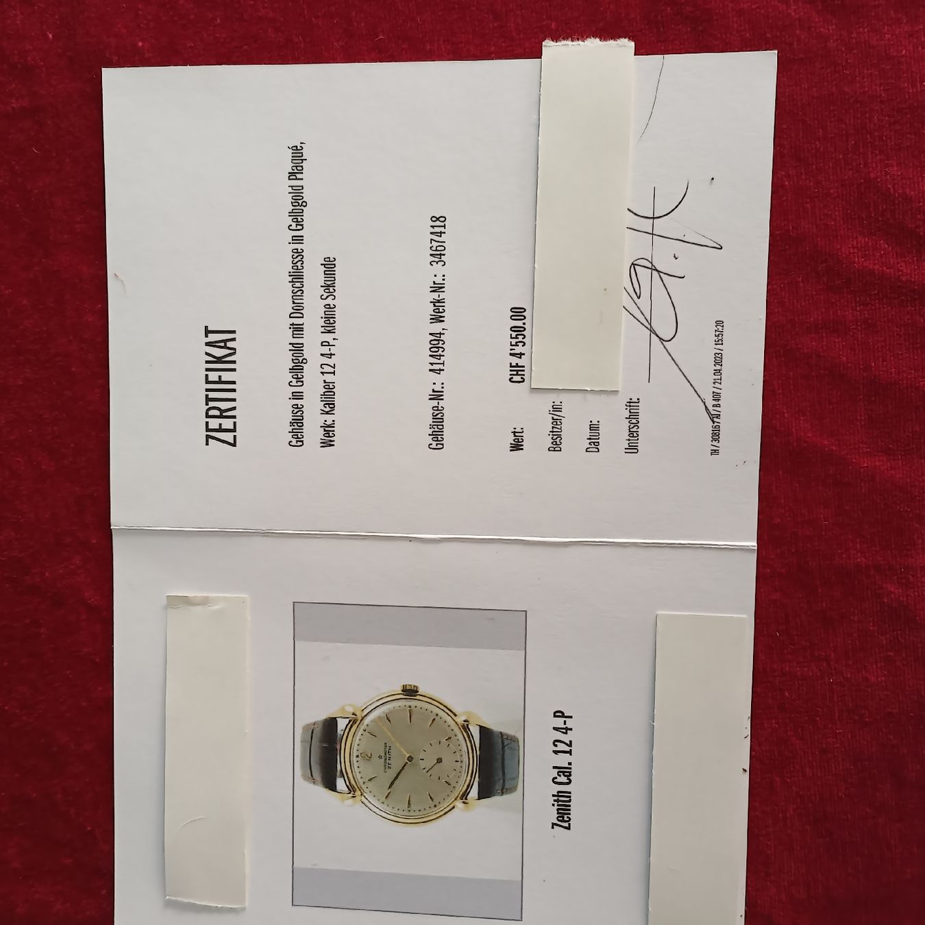 Zenith Orologi: Zenith Chronometer 1943 – Usato da Delémont venduto da mos_9927 1