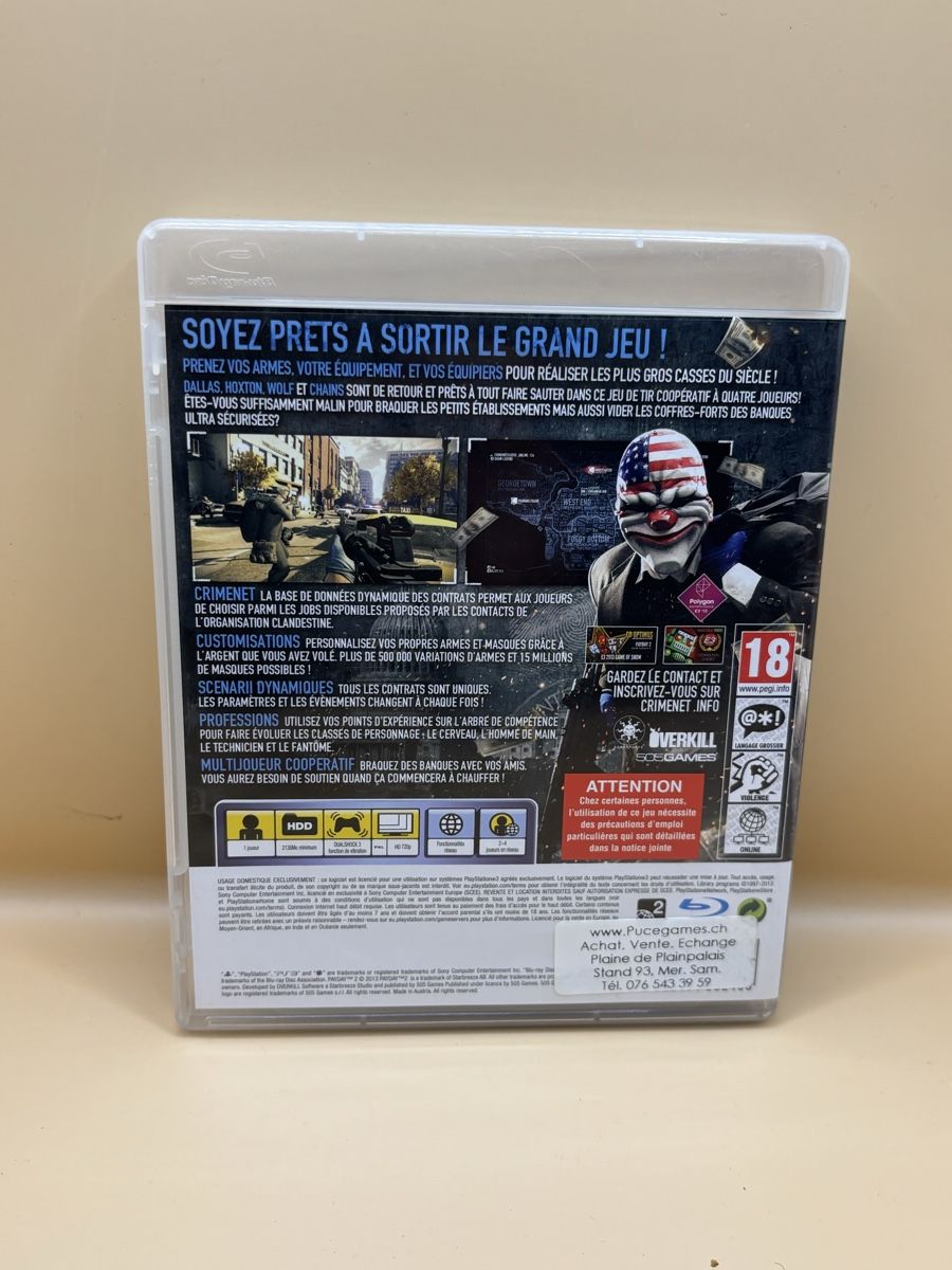Giochi: Payday 2 – PS3 – Usato da Genève venduto da sho_67qj 1