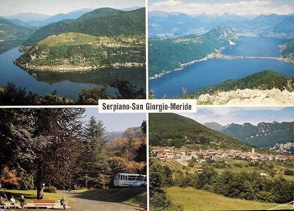 Cartoline postali: SERPIANO SAN GIORGIO MERIDE – Usato da Jona venduto da philajona