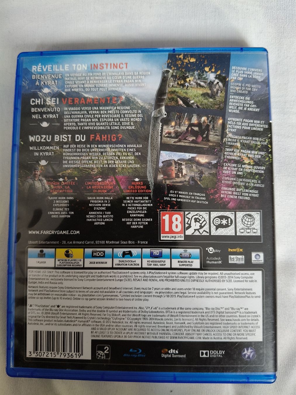 Sony Giochi: Far Cry 4 Limited Edition – Usato da St. Gallen venduto da Ringa72 1