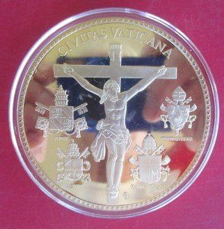 Medaillen: GIGANT: Papst Benedictus XVI - 70 mm - PP – Neu (gemäss Beschreibung) aus Luzern von Horoskop1 1