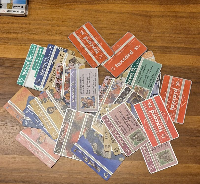 Swisscom Cartes de téléphone: Alte Sammlung Taxcard CH – D'occasion à Roveredo GR par vegas64 5