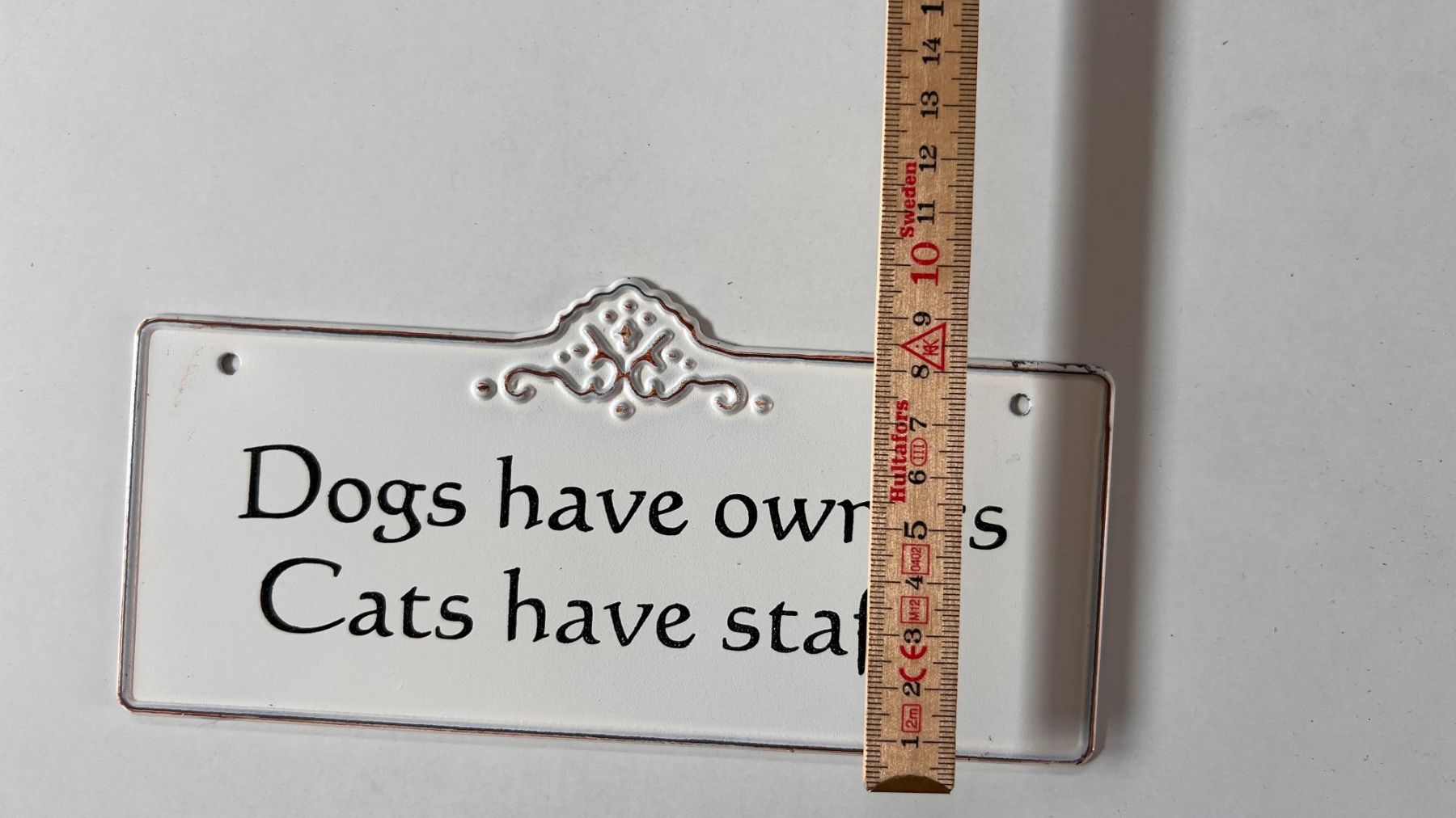Schilder: Hund und Katze Schild - Lustiger Spruch für Tierfreunde! – Gebraucht aus Zeiningen von osm61 2