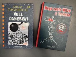 2 Kinderbücher Gregs Tagebuch und Witze und Sprüche