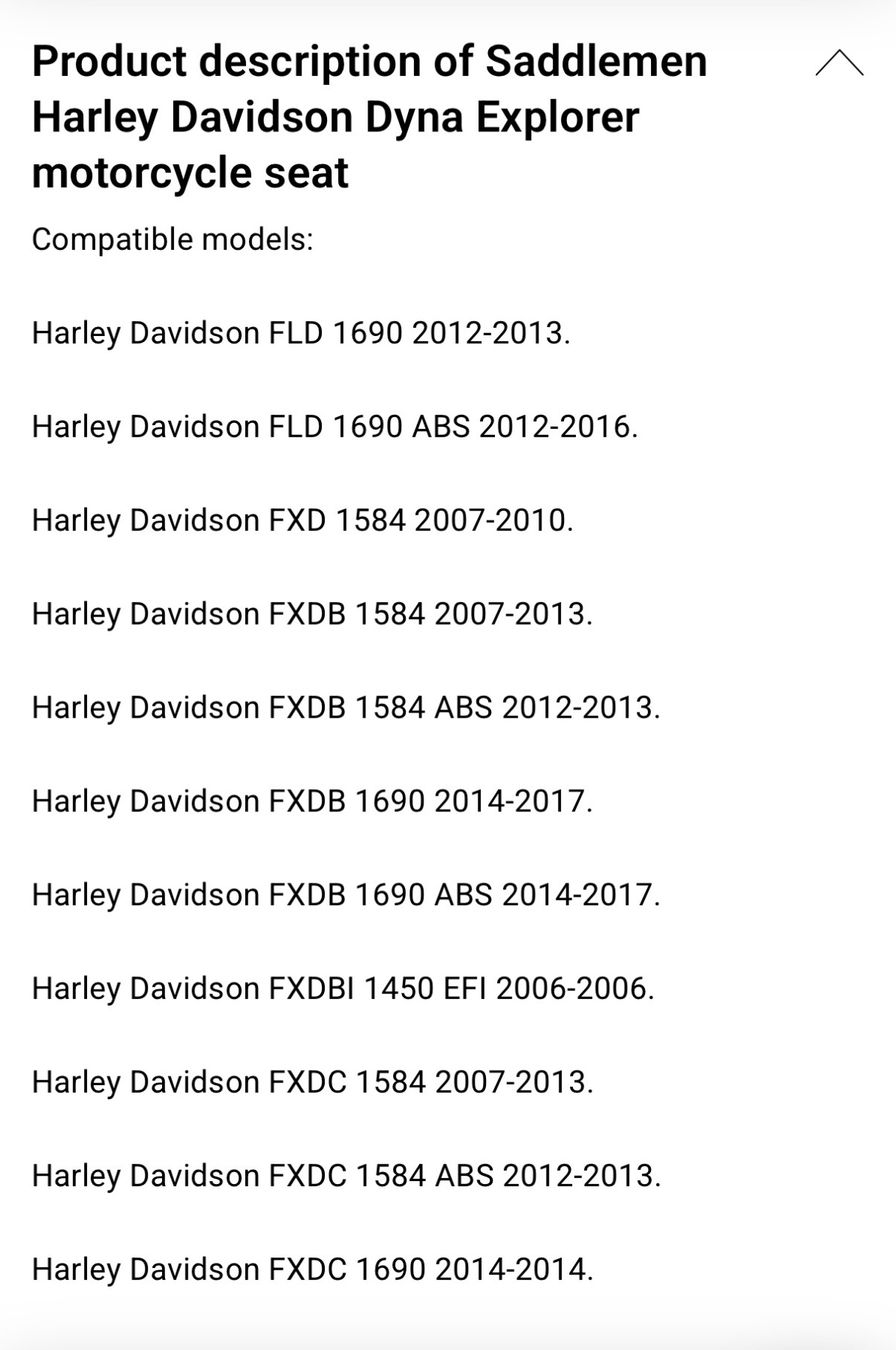 Harley-Davidson Tutti i ricambio per moto: Saddlemen Sitz für Harley - Davidson – Usato da Horw venduto da Gaben007 5