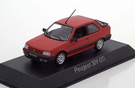 Peugeot 309 GTI Phase I 1987-1989 rot / schwarz     1:43