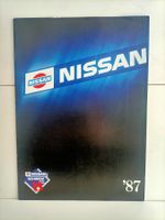 Brochure Catalogue Nissan 1987 gamme (Suisse)
