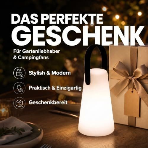 Lampade: Akku Tischlampe RGB – Nuovo e nell'imballaggio originale da Hundwil venduto da Stallone5 7