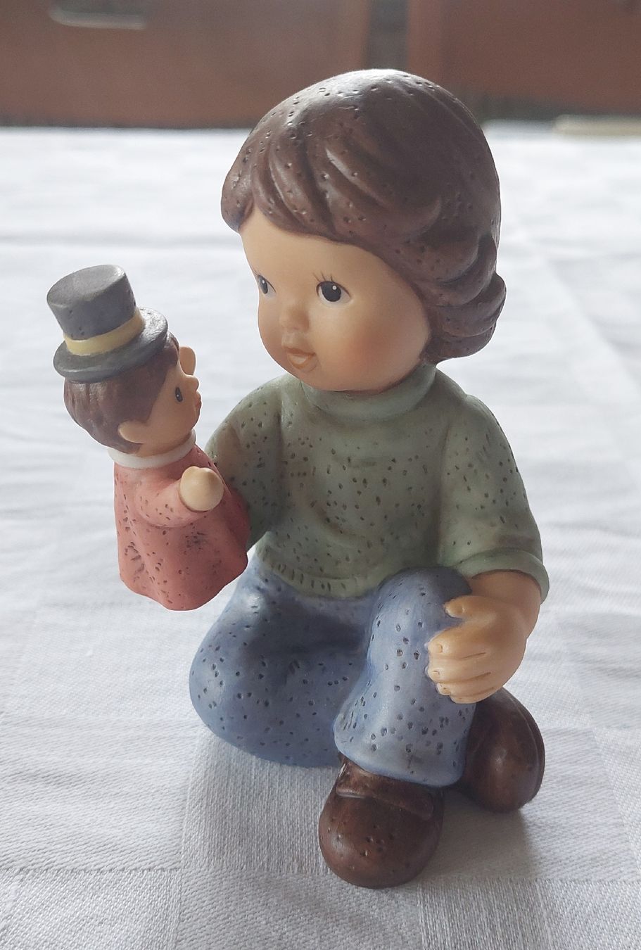 Statuette: Nina mit Kasper – Nuovo e nell'imballaggio originale da Herzogenbuchsee venduto da Nickboys