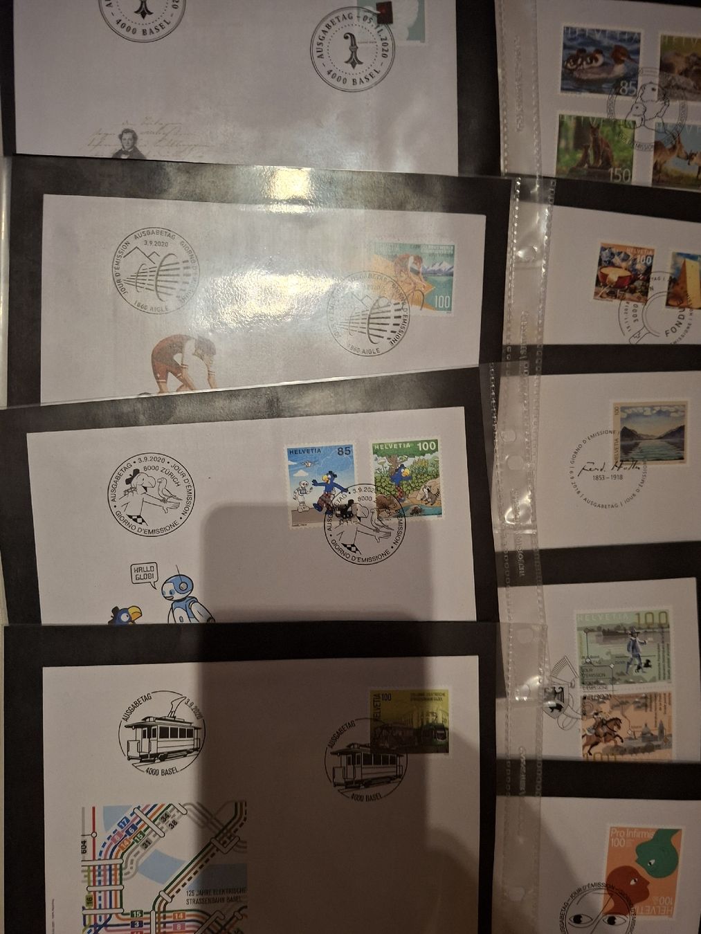 Alle Briefmarken: FDC 2018 / 2019 / 2020 74Stk. – Gebraucht aus Balgach von SIMEON27 1