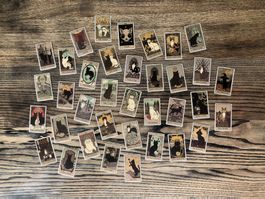 36 Sticker Aufkleber Tarot Tarotkarten Katzen wasserfest (2)