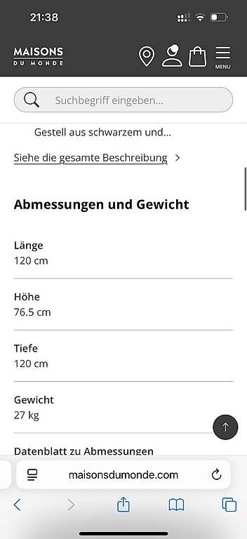 Tische: Glastisch Marmoroptik – Gebraucht aus Strengelbach von nathhasl 1