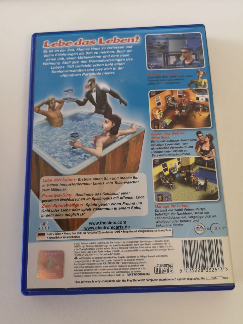 Giochi: Die Sims (PS2) – Usato da Herisau venduto da Seyashop1 2