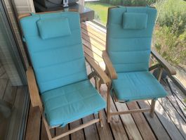 Royal Botania Gartenstuhl mit Polster Turquoise guter Zustan