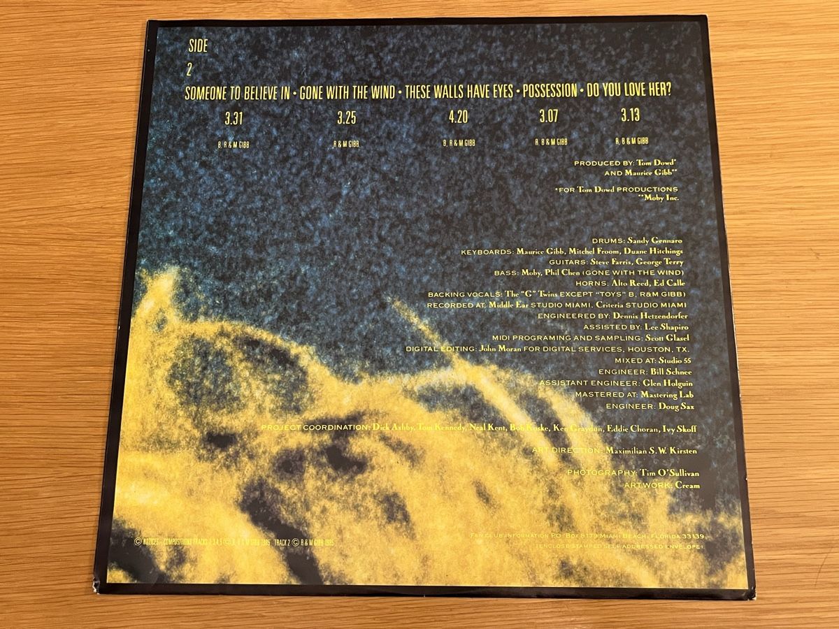 Dischi in vinile: Robin Gibb Walls have eyes Lp – Usato da Basel venduto da Vinyloase 6