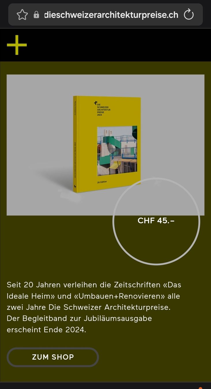Libri: Die schweizer Architekturpreise 2024 – Nuovo e nell'imballaggio originale da Genève venduto da Poupoulita