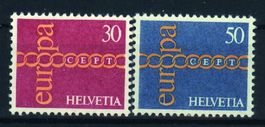1971, Nr.496–497, Europa ** (2)