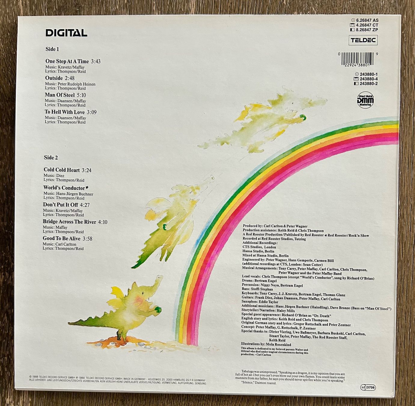 Dischi in vinile: CHRIS THOMPSON Tabaluga And The Magic Jadestone LP MAFFAY – Usato da Basel venduto da forevermusic 1