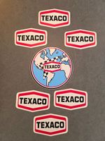 7 Sticker Aufkleber Texaco Autocollants