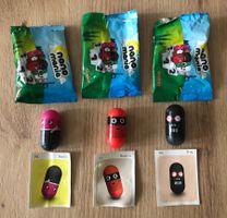 Nano Mania Sammelfiguren, 3 Stück, komplett mit Bild, Migros