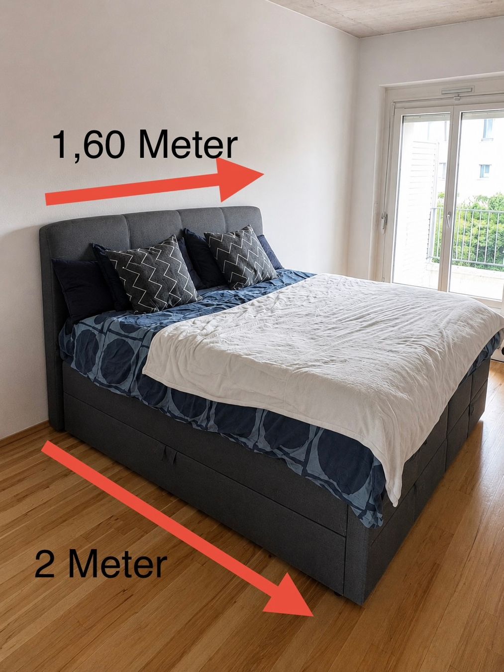 Conforama Letti: Boxspringbett 160x200 + 2 Passende Nachttisch – Usato da Itingen venduto da Oli_Sarbach