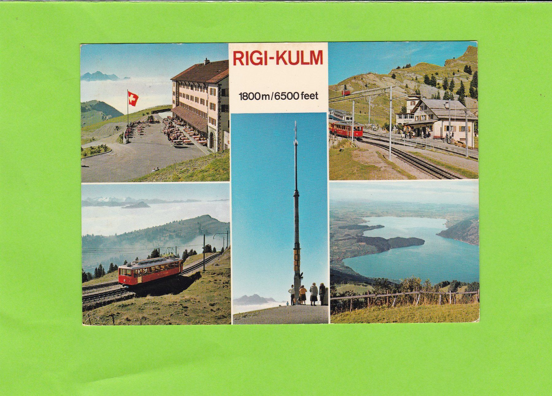 Cartoline postali: Rigi-Kulm – Usato da St. Peterzell venduto da neckertal