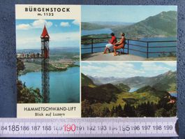 BÜRGENSTOCK HAMMETSCHWAND LIFT BELEBT AK ONW
