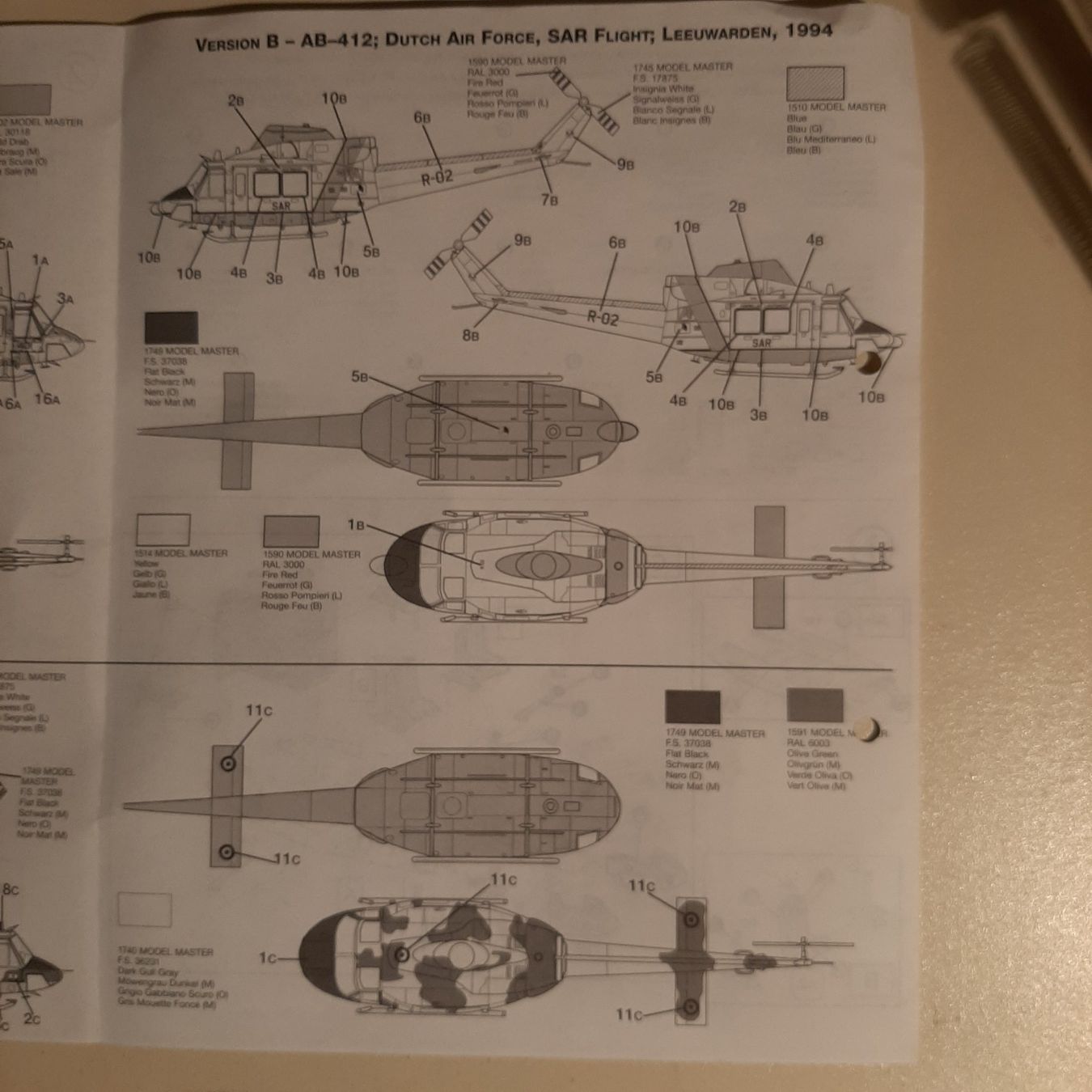 Italeri Modellbausätze & Standmodelle: 2340 ... Bell CH-146 Griffon ... Italeri 084 – Gebraucht aus Bonstetten von Benibanny59 2
