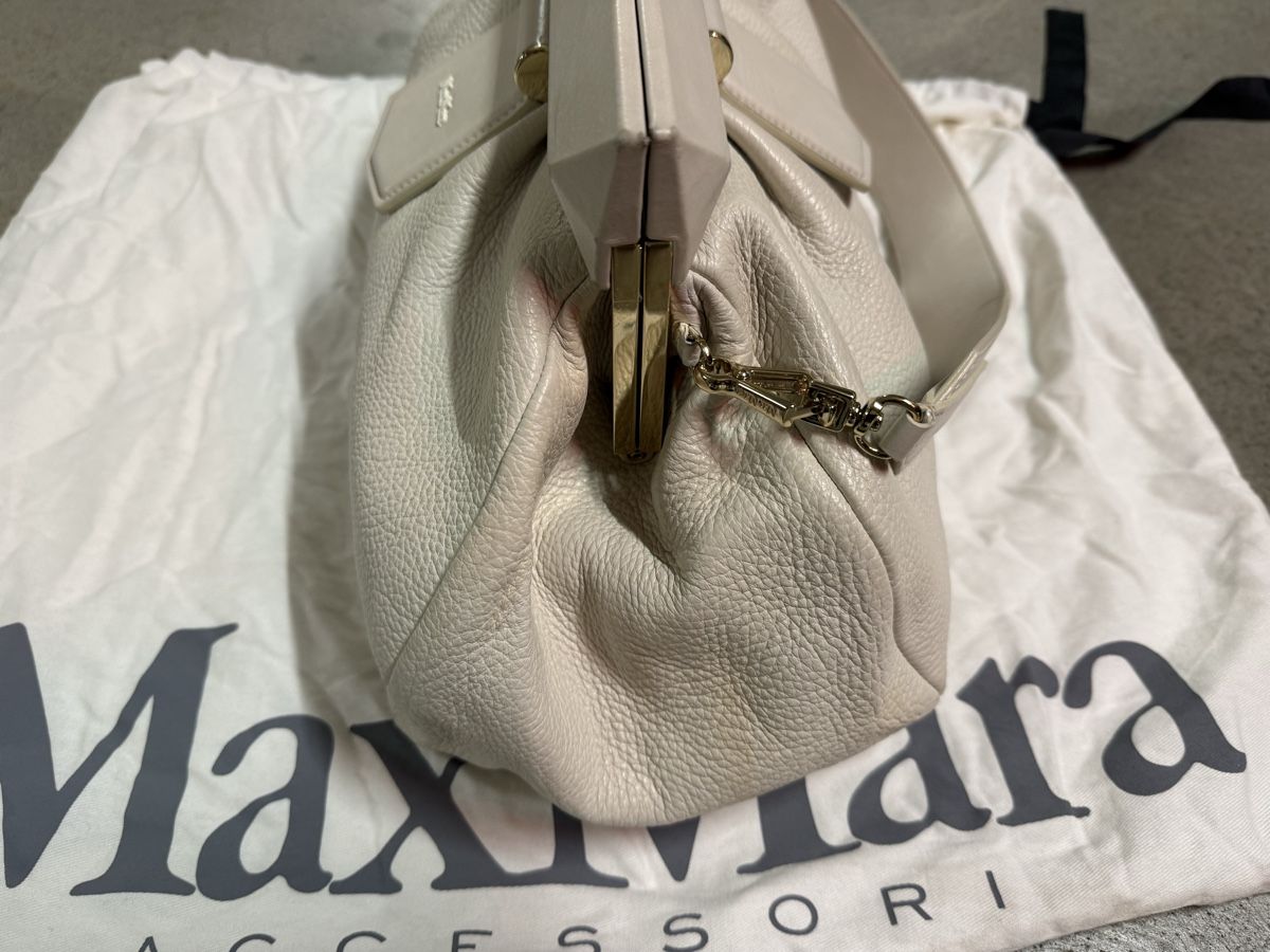 Max Mara Taschen für Damen: Max Mara Handtasche Leder Beige  – Gebraucht aus Zürich von daki81 2