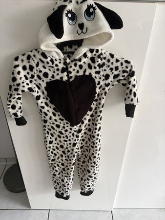 Kinder Pyjama Dalmatiner Grösse 98/104 guter Zustand