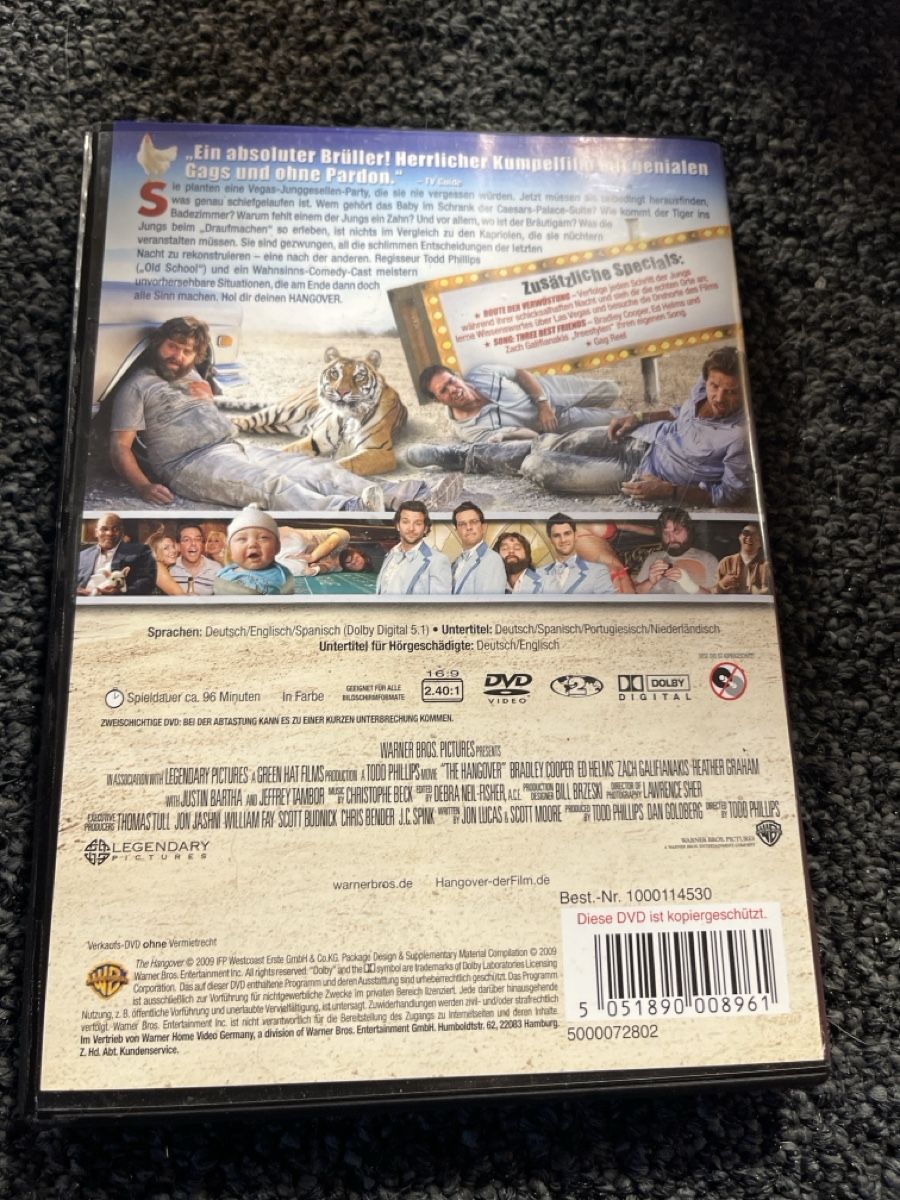 Tutti i DVDs: The Hangover(21680) – Usato da Ruswil venduto da jan_bxl5 1