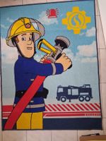 Kinderteppich "Feuerwehrmann Sam" - guter Zustand!