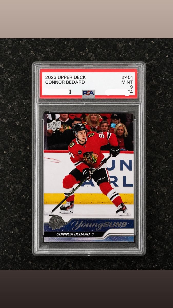 NHL Carte collezionabili: Young guns Connor Bedard – Nuovo e nell'imballaggio originale da Gundetswil venduto da ale_pt22