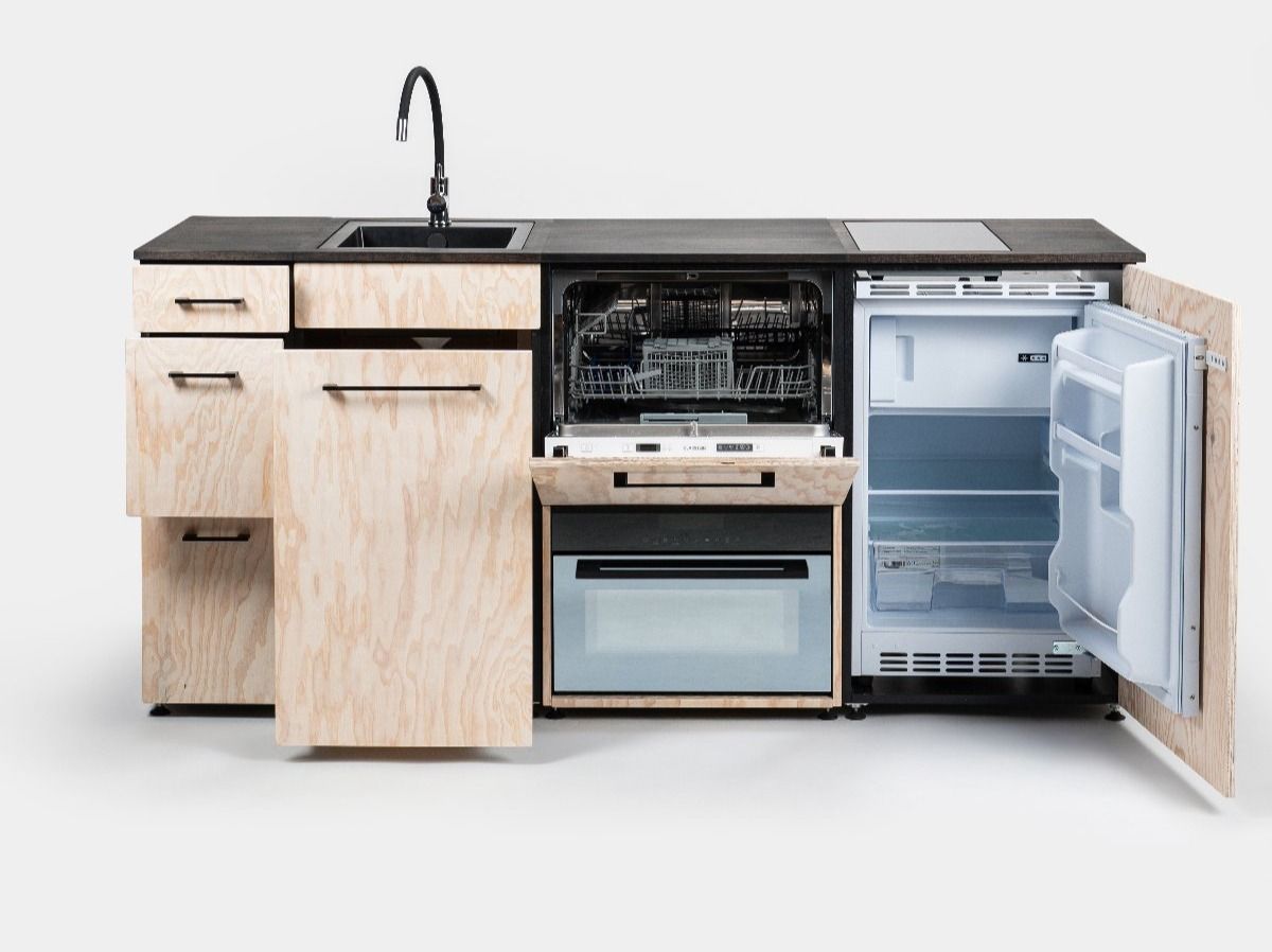 Cucine complete: TinyKüche Basilea – Nuovo (secondo la descrizione) da Basel venduto da WoodAndLuxuryGmbH 1