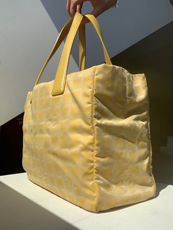 Chanel Travel Line Tote Gelb 💛 Rarität 🌞