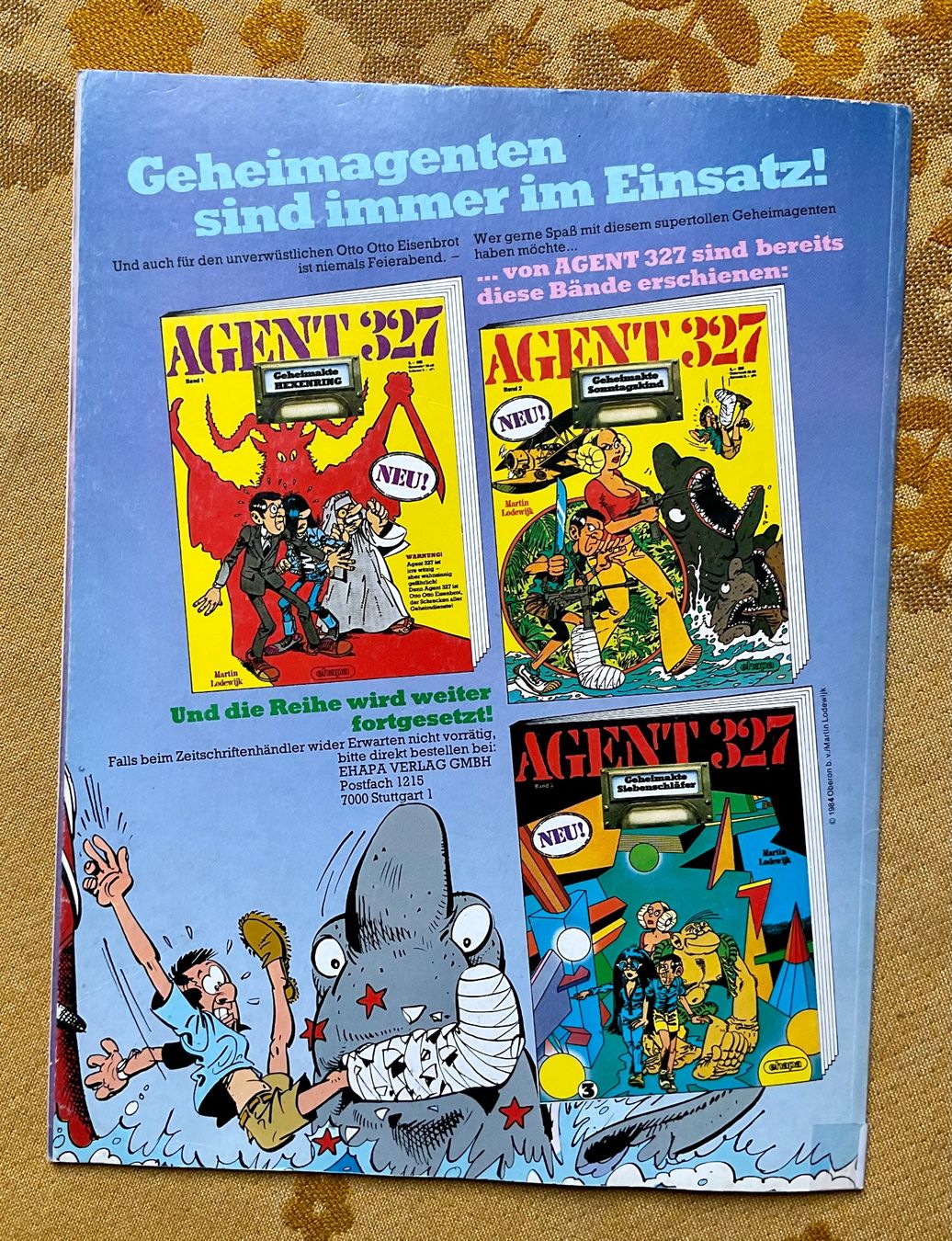Comics: Agent 327 Band Nr 4 von 1984 – Gebraucht aus Endingen von nathan05 9