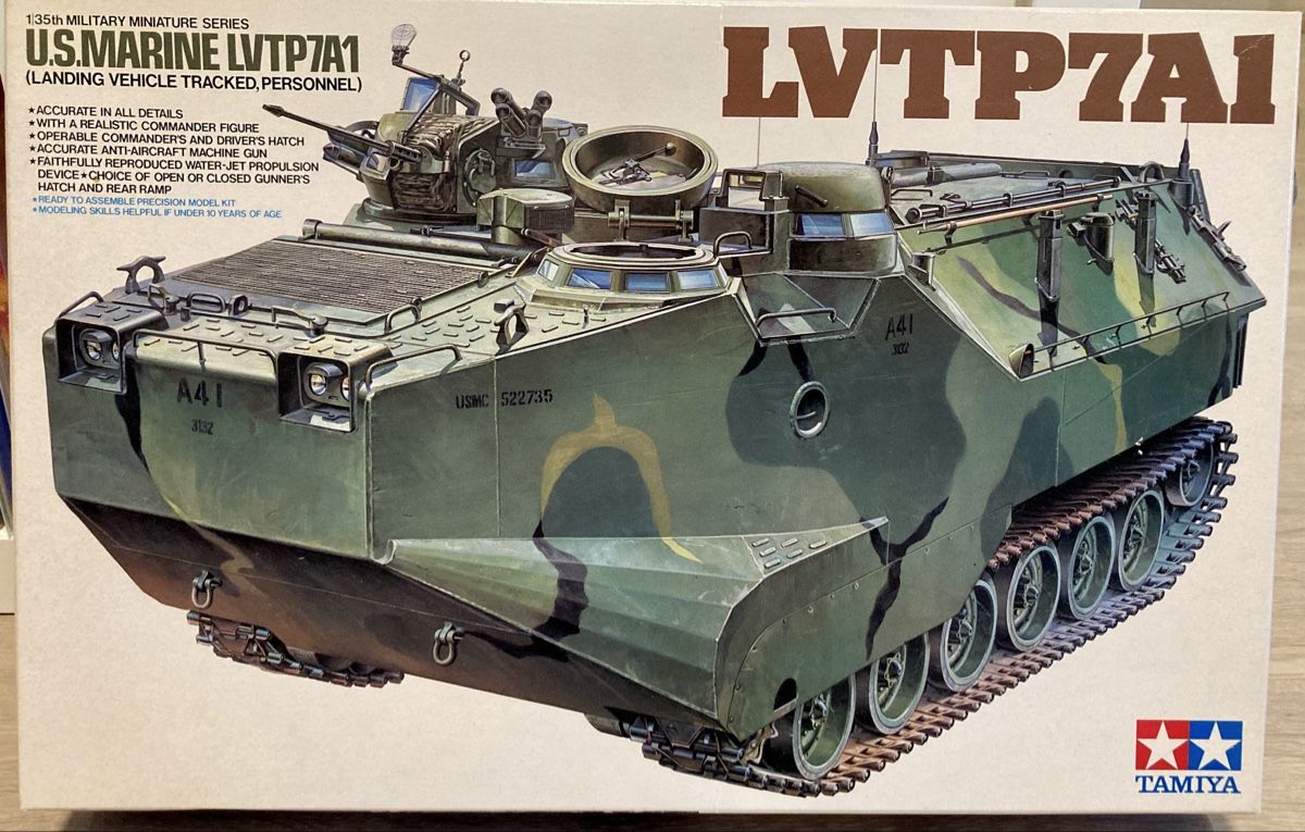 Tamiya Kit di modellismo & Modellini statici: 1/35 Tamiya US Marine LVTP7A1 – Nuovo (secondo la descrizione) da Muttenz venduto da TamiyaFanboy79