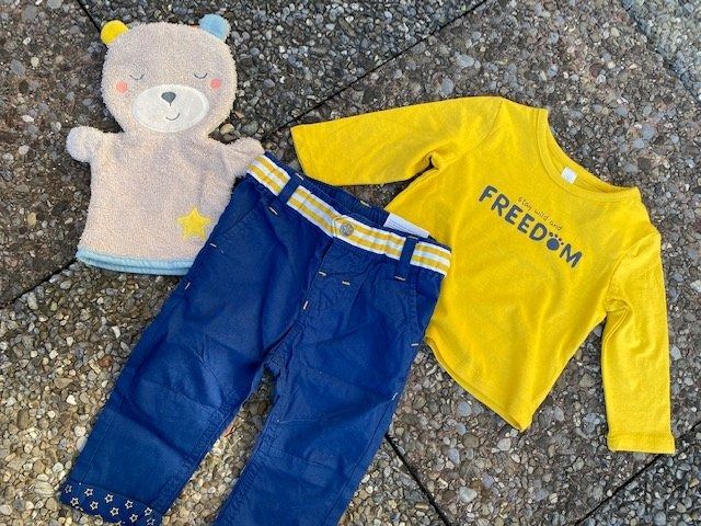 Lotti & Set di vestiti: neues Baby Set Gr. 62/68 "Bär" – Nuovo (secondo la descrizione) da Staufen venduto da Nasli 2