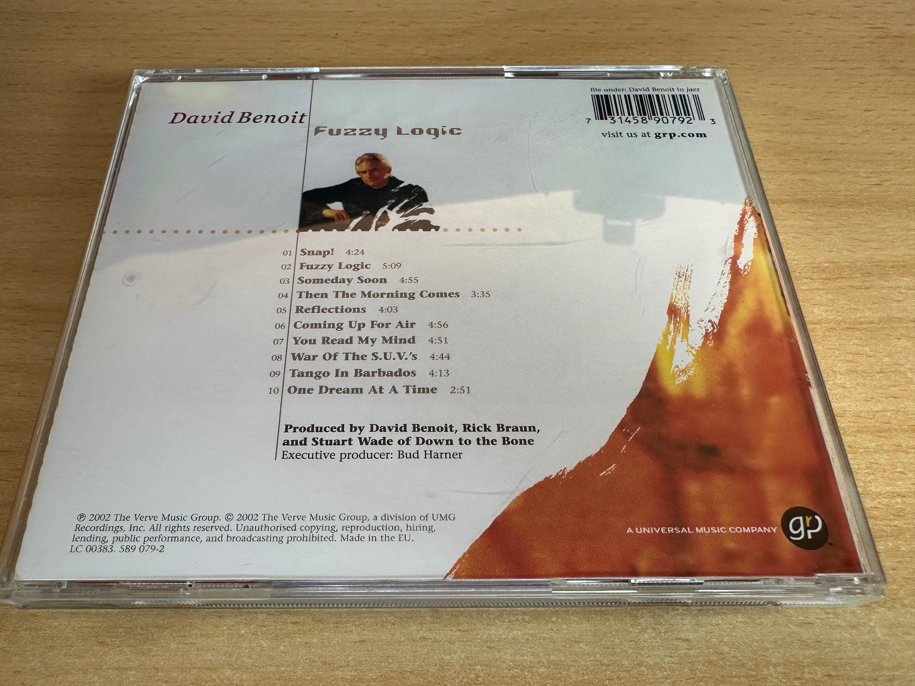 CD: David Benoit – Fuzzy Logic – Usato da Rikon im Tösstal venduto da Alpenmutz 1