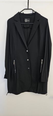 Jane Lushka Blazer Mantel Schwarz, Gr. 36/S, Neuwertig