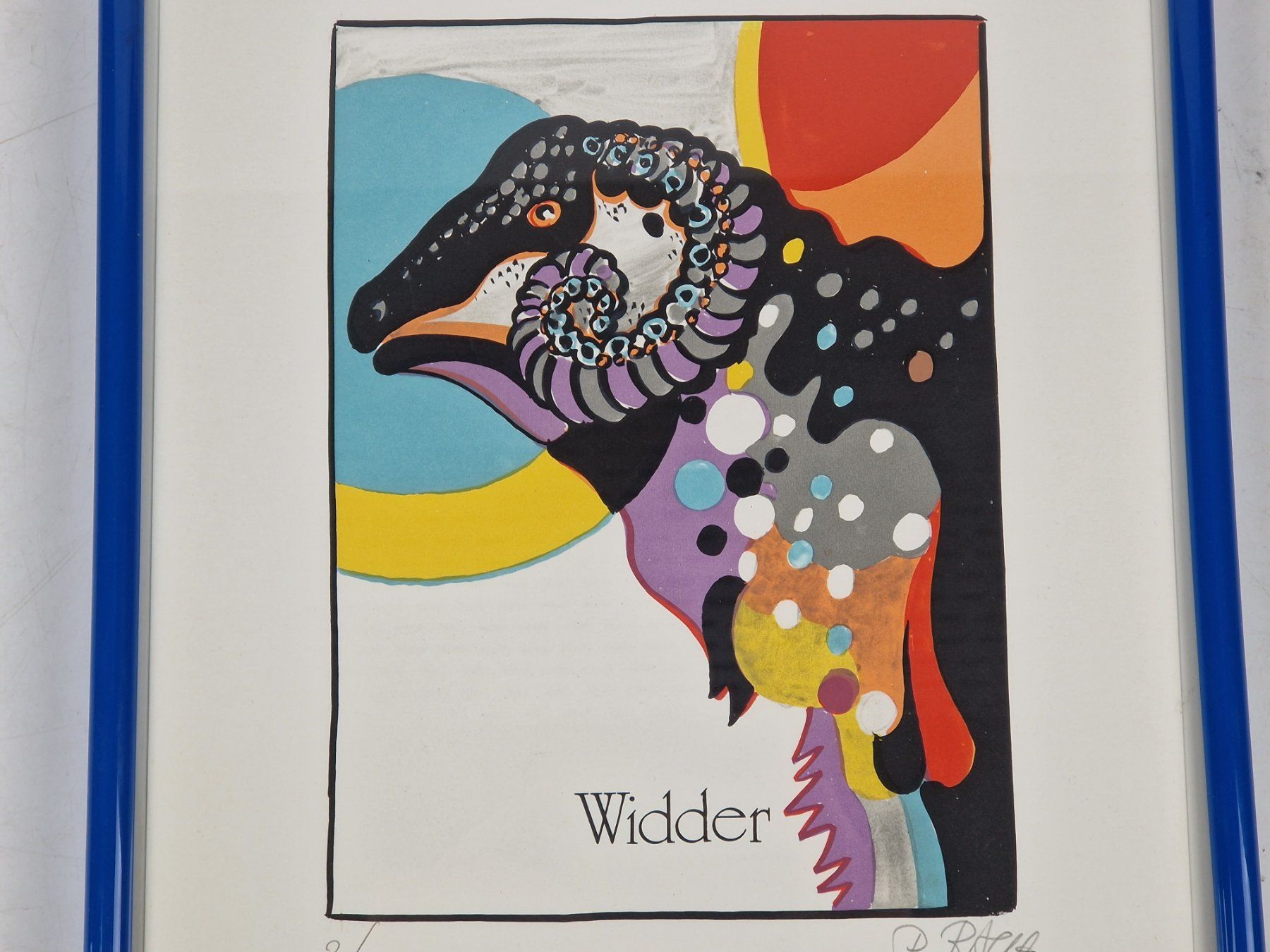Posters & Illustrations: Kunstdruck "Sternzeichen Widder" - gerahmt – D'occasion à Muhen par Restwert_Muhen 1