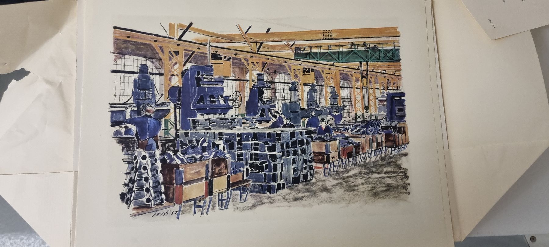 Grafica & Litografie: Saurer Werkbilder 1853-1953 – Usato da Moosseedorf venduto da dfe_s5hz 1