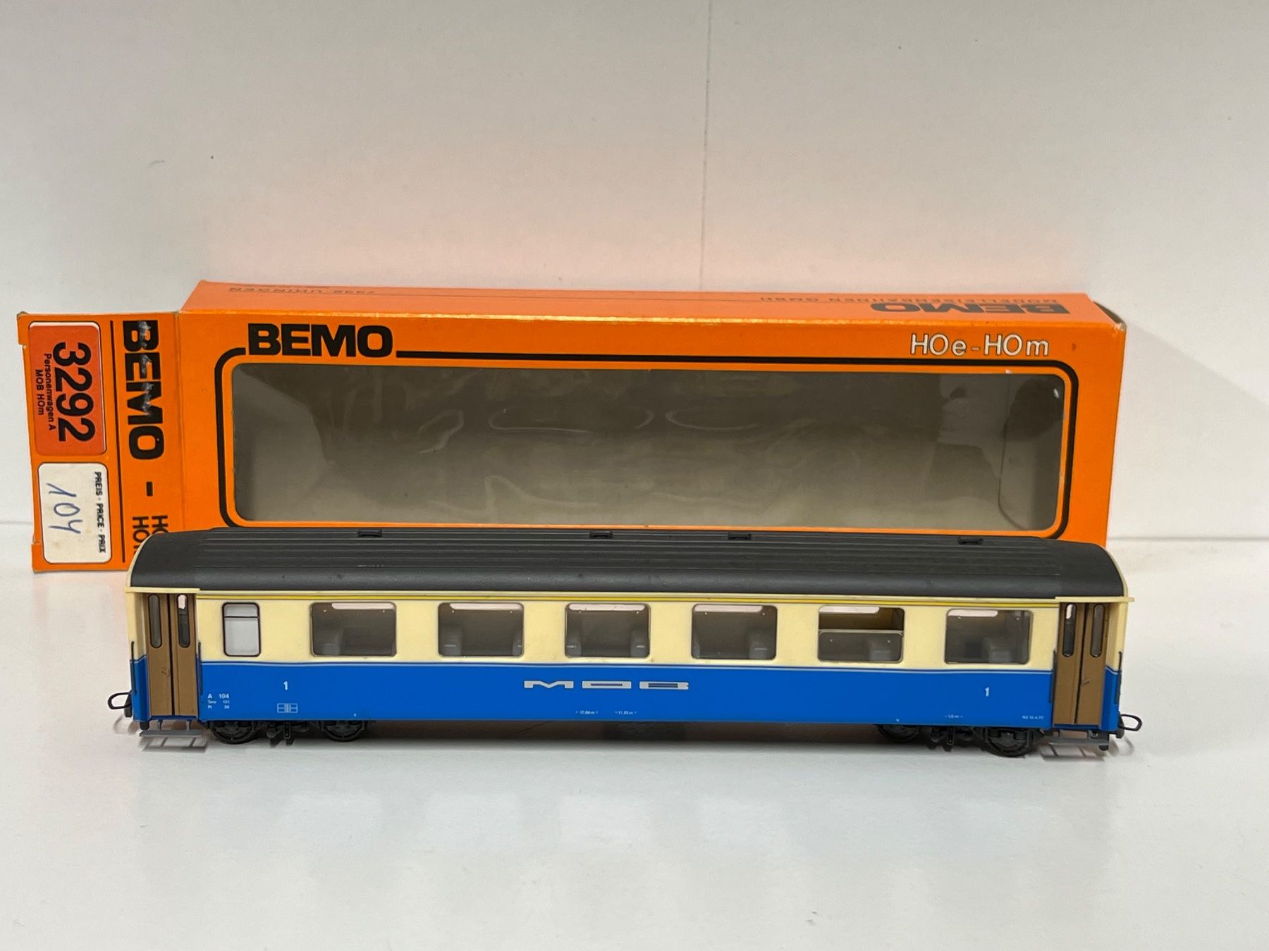 Bemo Modelleisenbahnen: Bemo 3292  MOB A 104 – Gebraucht aus Neuenhof von ludovicco