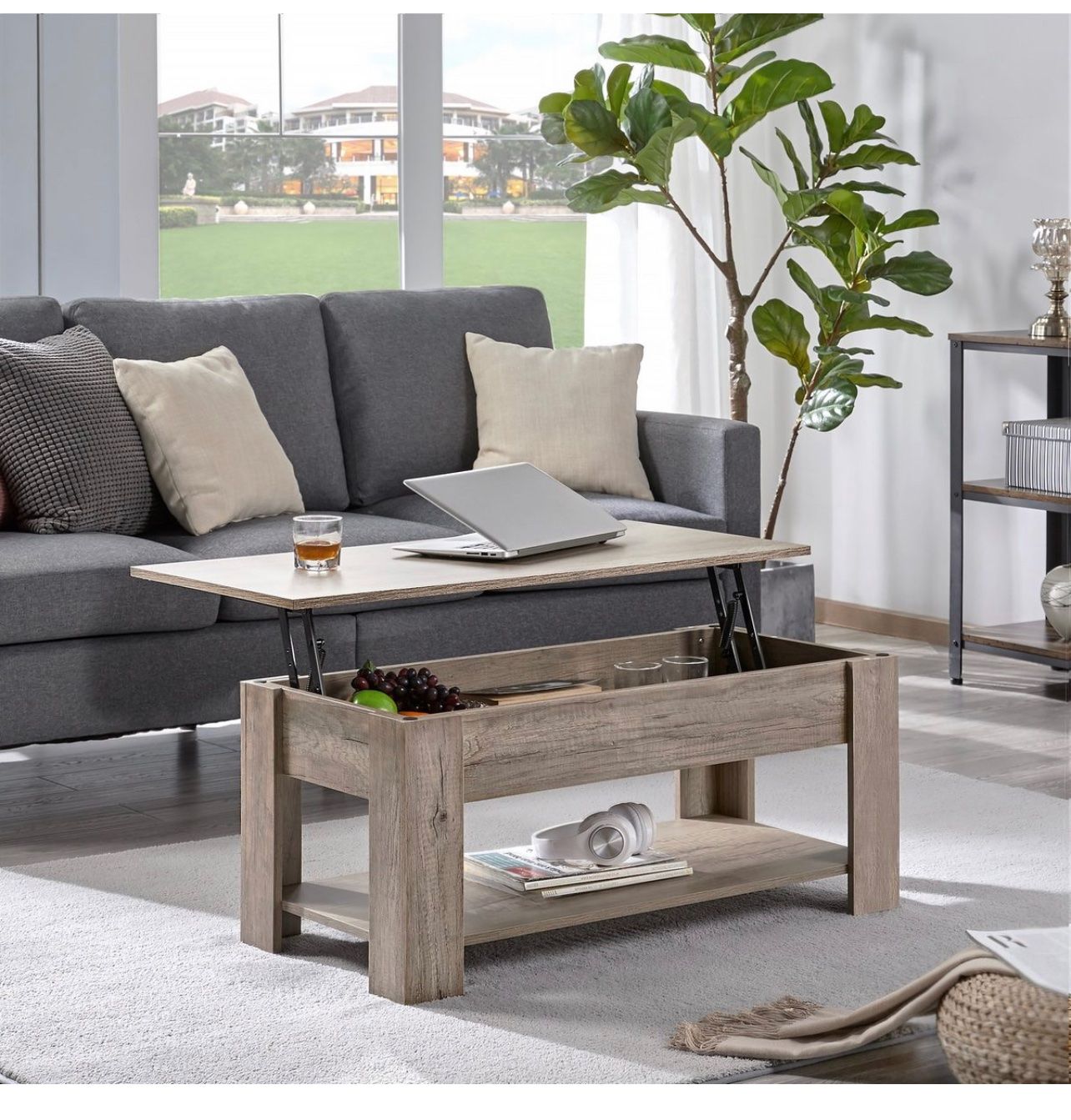Tavoli: + Yaheetech Couchtisch, mit Höhenverstellbarer Platte – Nuovo e nell'imballaggio originale da Amriswil venduto da JaJa-Express 3