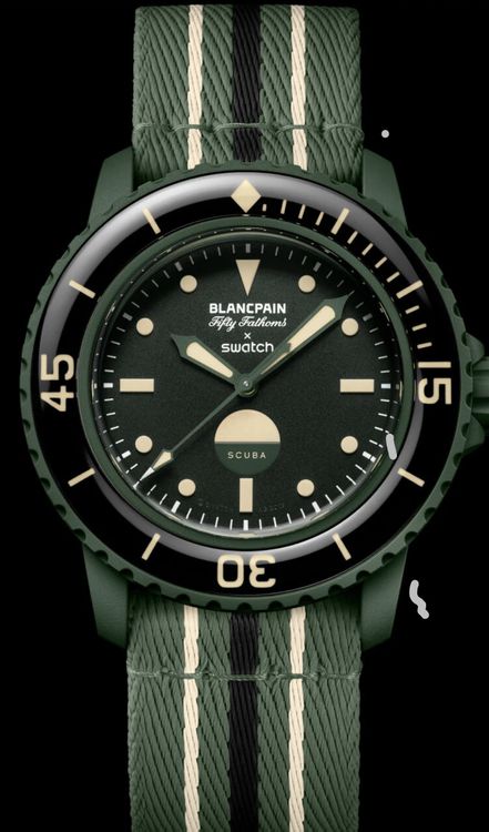 Swatch Blancpain Green Abyss (Neuf avec emballage d'origine) à