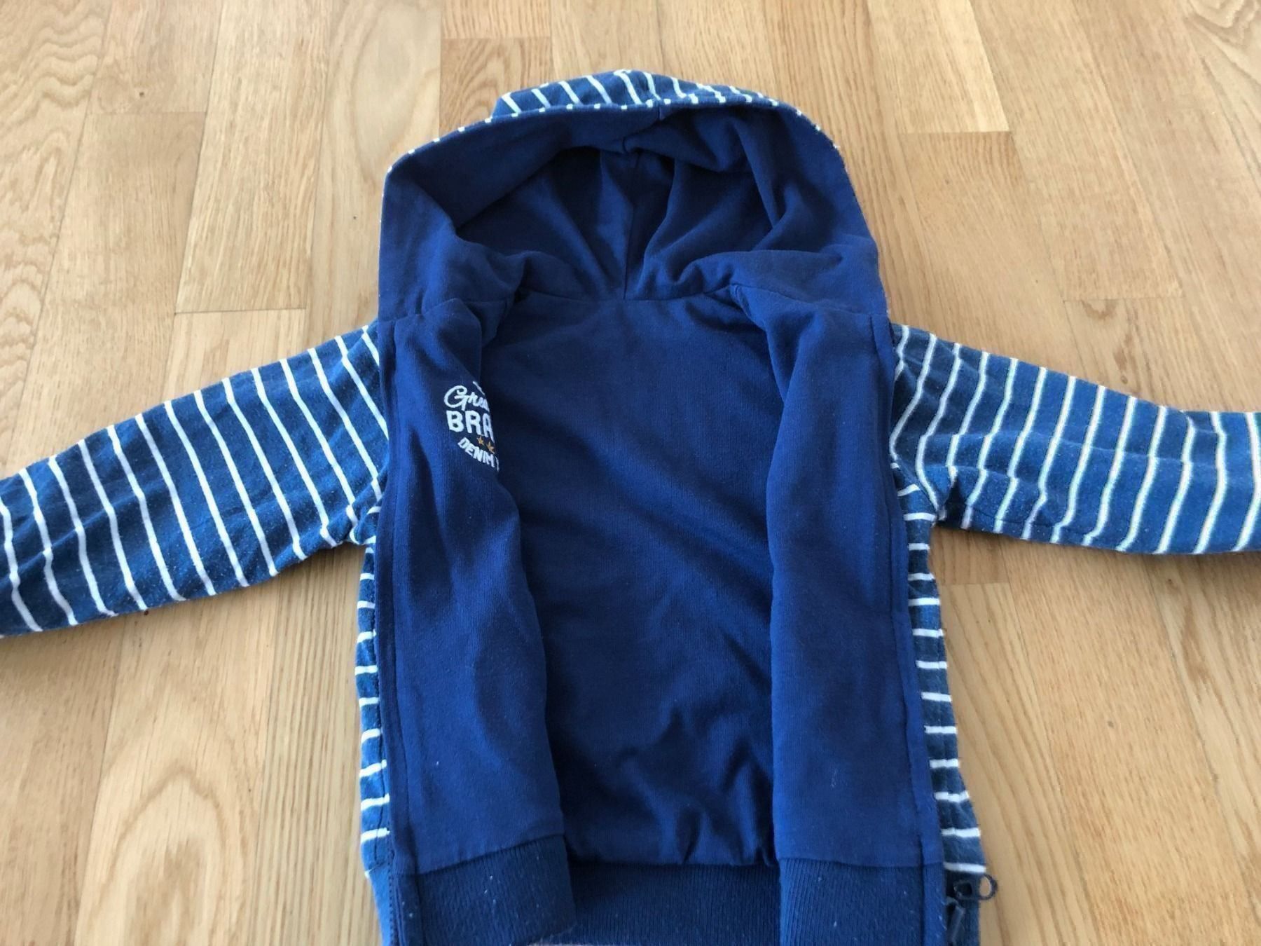Jacken & Mäntel: Zweiseitige Denim Sweatjacke Gr.74/80 – Gebraucht aus Buchs SG von sunset55 2